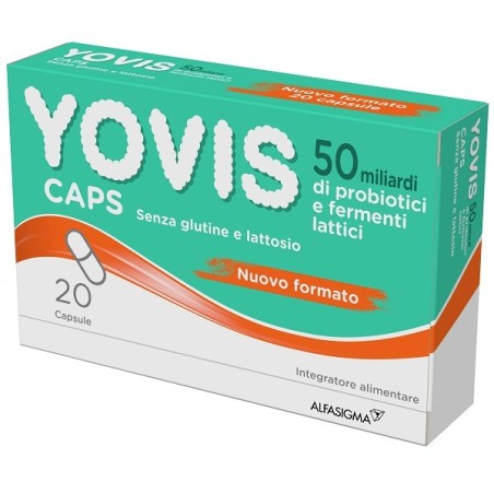 Yovis Caps Integratore 50 Miliardi di Fermenti Lattici Vivi 20 Capsule