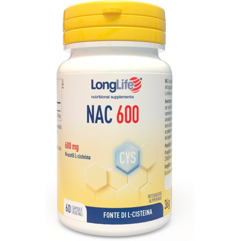 Longlife Nac 600mg 60 Capsule