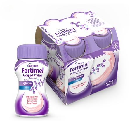 Fortimel Compact Protein Fragola 4 X 125 Ml