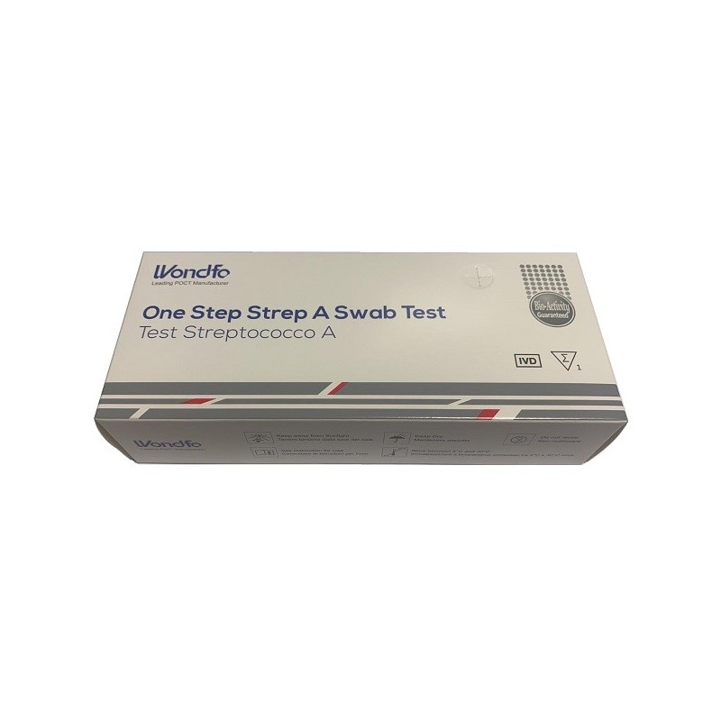 Test Autodiagnostico One Step Strep a rilevazione streptococco 1 pezzo Test Autodiagnostico One Step Strep a rilevazione streptococco 1 pezzo