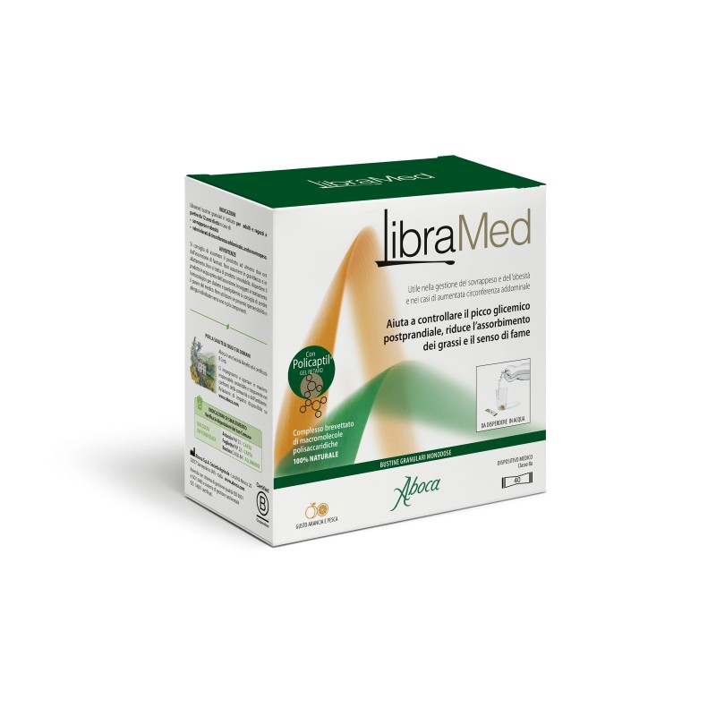 Aboca Libramed Dispositivo Medico per Dimagrire 40 Bustine Aboca Libramed Dispositivo Medico per Dimagrire 40 Bustine