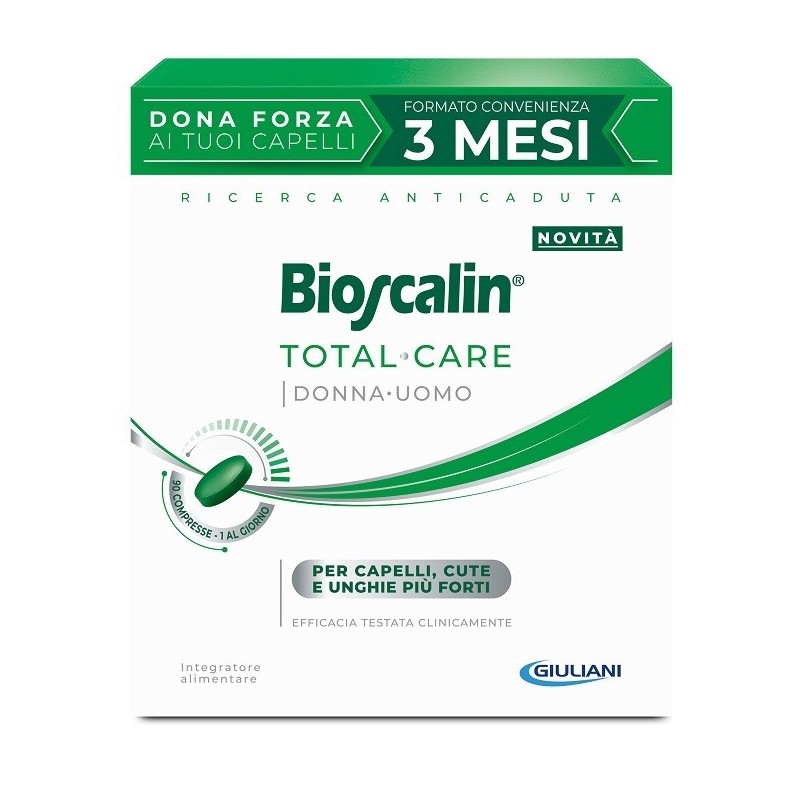 Bioscalin Total Care Integratore Anticaduta Capelli 90 Compresse Bioscalin Total Care Integratore Anticaduta Capelli 90 Compresse