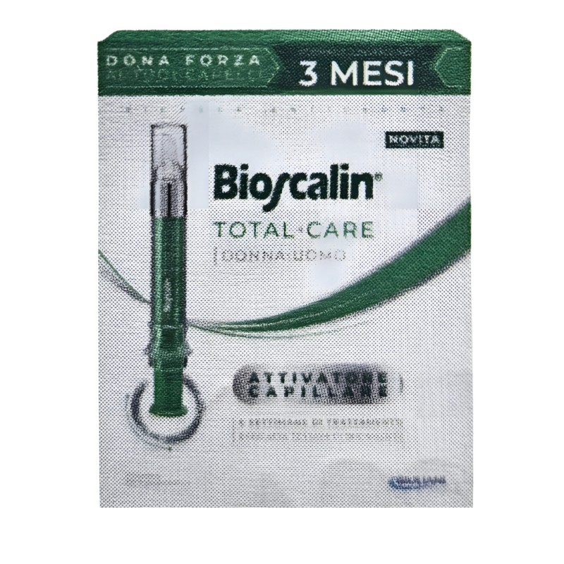 Bioscalin Total Care Attivatore Capillare Contro la Caduta dei Capelli 10ml + 1 Refill - 2 Fiale