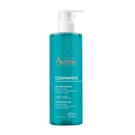 Avène Cleanance Gel Detergente Purificante Pelle Grassa Con Imperfezioni 400ml