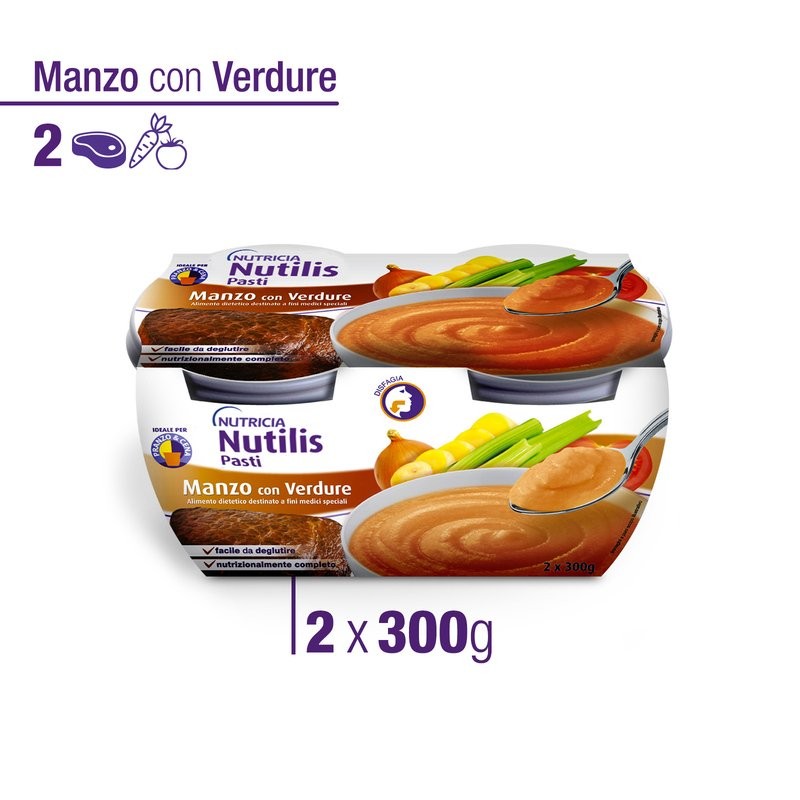 Nutilis Pasti Manzo Con Verdure 2 X 300 G Nutilis Pasti Manzo Con Verdure 2 X 300 G