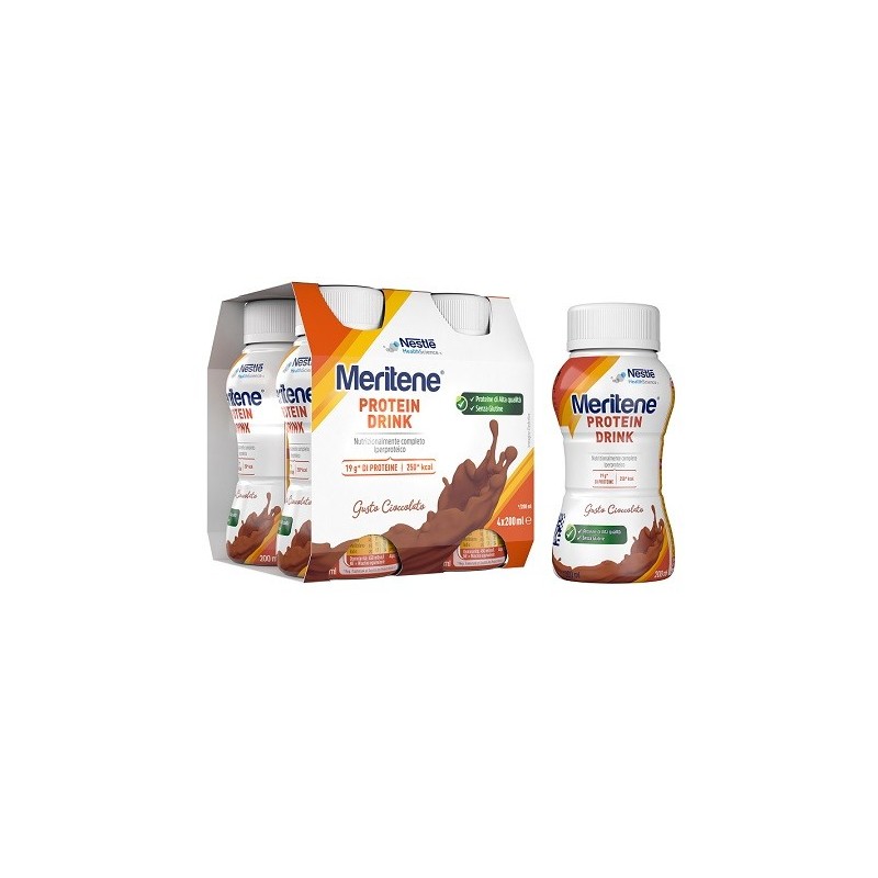 Meritene Protein Drink cioccolato 4x200 ml