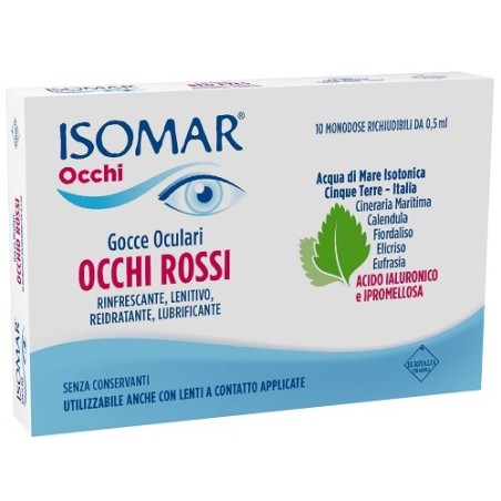 Isomar Occhi Rossi gocce oculari 0,20% 10 flaconcini