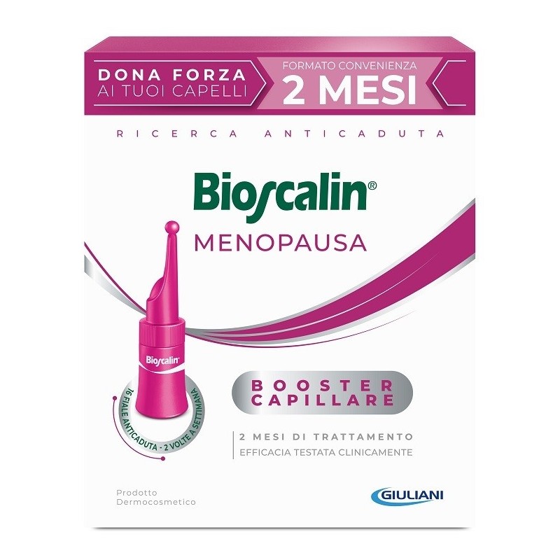 Bioscalin Menopausa Donna Trattamento Rinforzante per Capelli 16 Fiale Bioscalin Menopausa Donna Trattamento Rinforzante per Capelli 16 Fiale