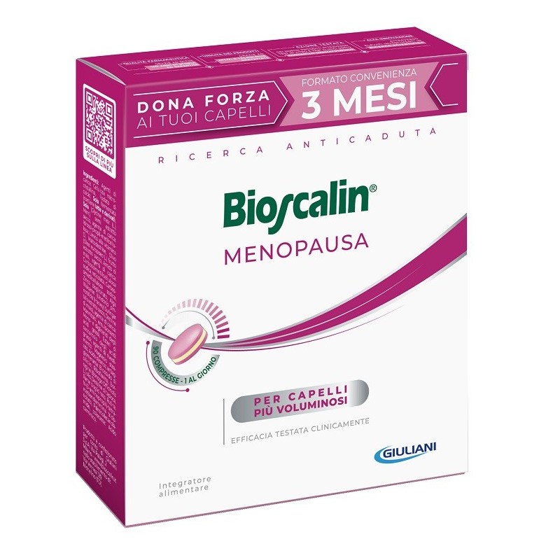 Bioscalin Menopausa Integratore Capelli Donna 90 Compresse Bioscalin Menopausa Integratore Capelli Donna 90 Compresse