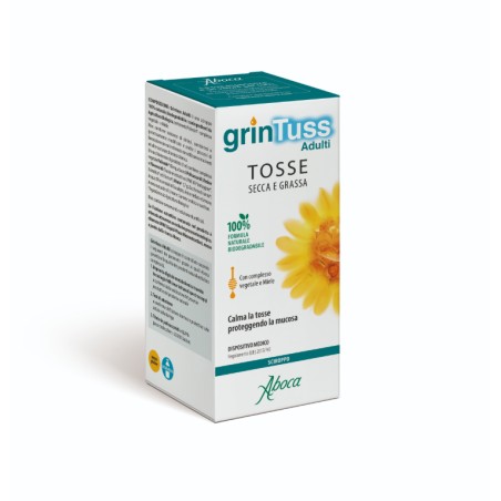 Aboca Grintuss adulti Dispositivo Medico sciroppo con estratti naturali 180 grammi