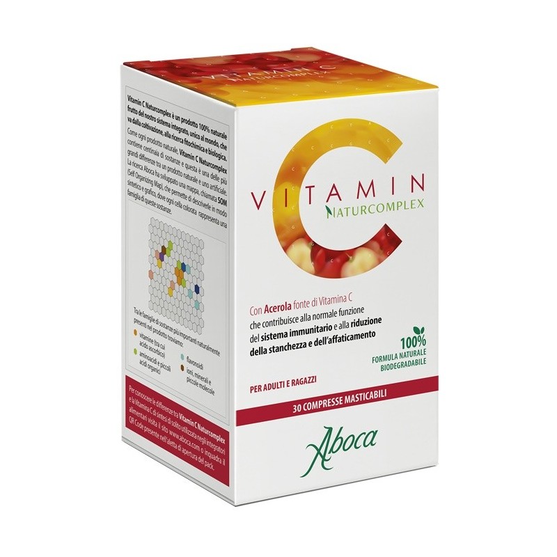 Aboca Vitamin C Naturcomplex per Sistema Immunitario 30 Compresse