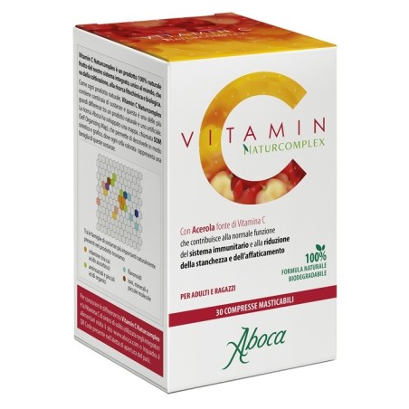 Aboca Vitamin C Naturcomplex per Sistema Immunitario 30 Compresse