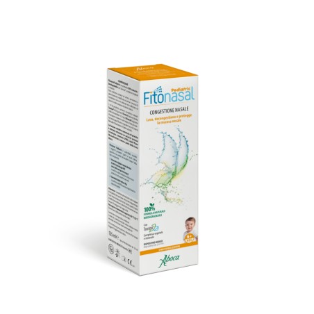 Aboca Fitonasal Pediatric Dispositivo Medico Spray Nebulizzatore per le Vie Respiratorie