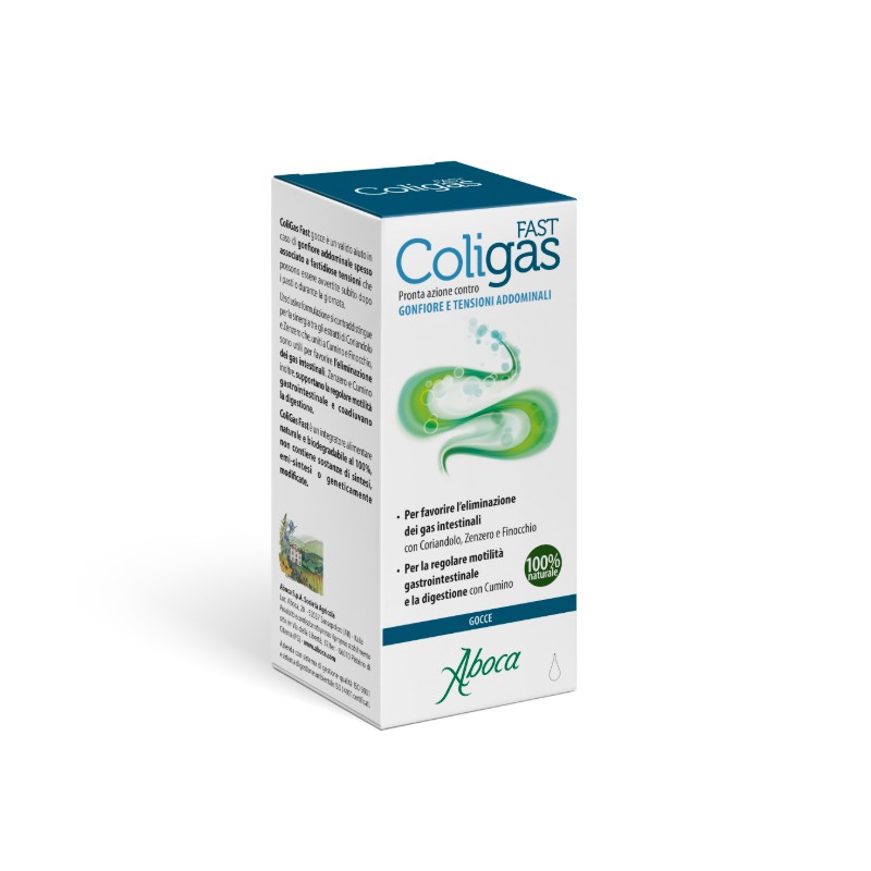 Aboca ColiGas Fast Gocce Gonfiore e Tensioni Addominali