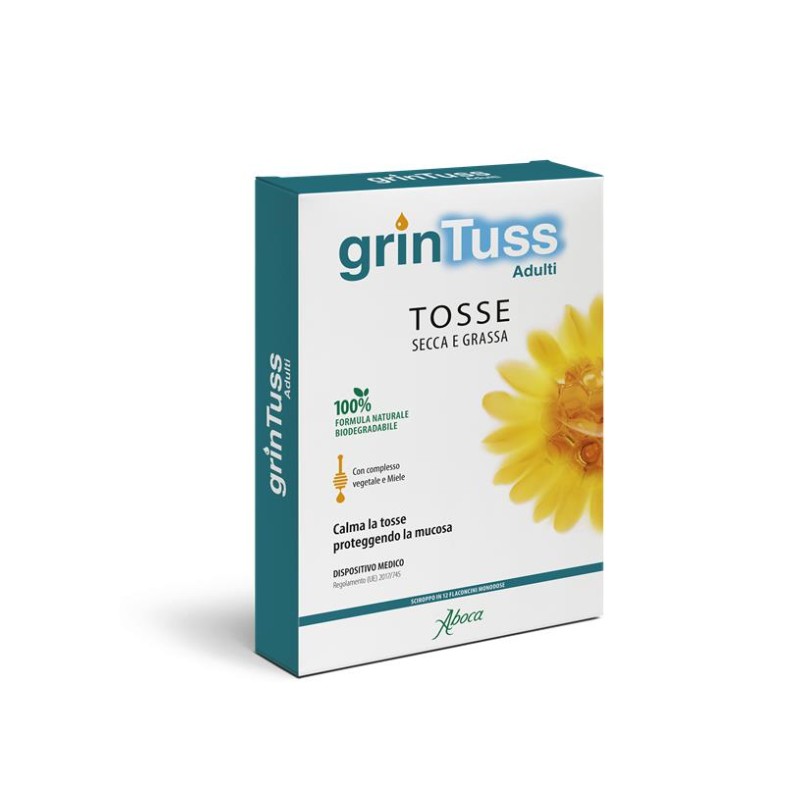 Grintuss Adulti Sciroppo 12 Flaconcini Grintuss Adulti Sciroppo 12 Flaconcini