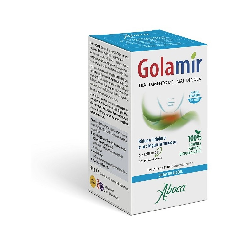 Aboca Golamir Spray NO Alcol 30 ML Aboca Golamir Spray NO Alcol 30 ML