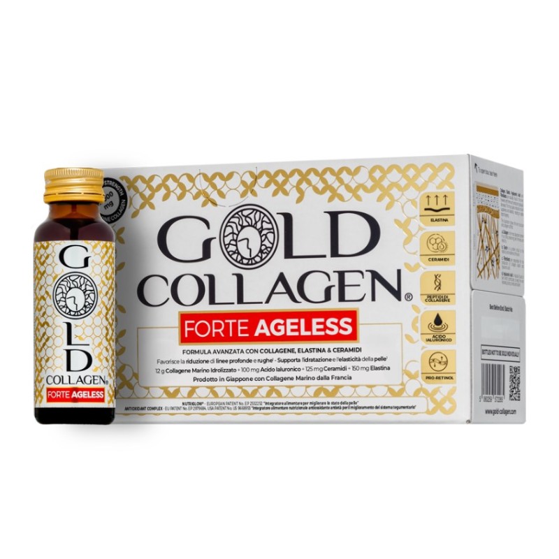 Gold Collagen Forte Ageless 10 Flaconcini Gold Collagen Forte Ageless 10 Flaconcini