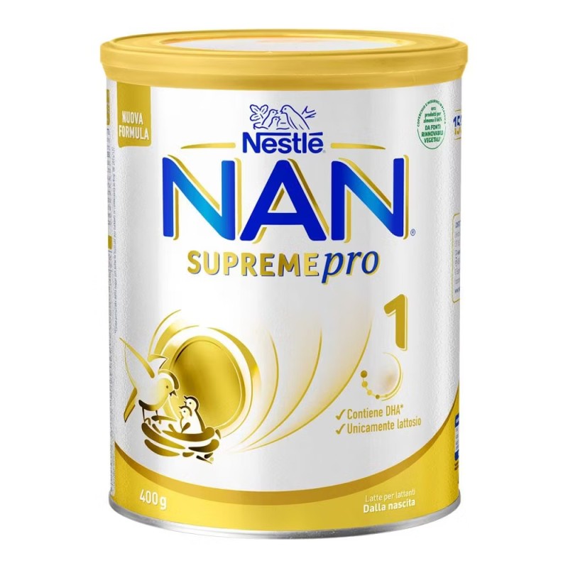 Nestlé NAN Supreme pro 1 Latte per Lattanti 400g Nestlé NAN Supreme pro 1 Latte per Lattanti 400g