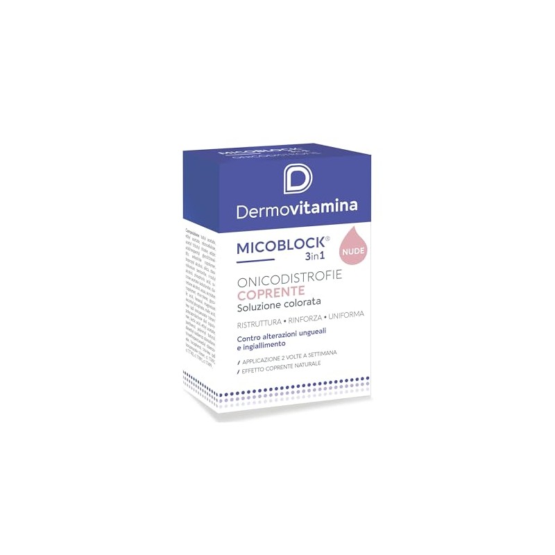 Dermovitamina Micoblock 3 In 1 Onicodistrofie Camouflage 8 Ml Nude Dermovitamina Micoblock 3 In 1 Onicodistrofie Camouflage 8 Ml Nude