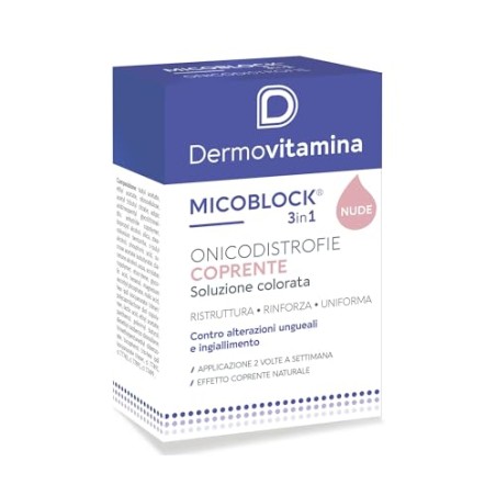 Dermovitamina Micoblock 3 In 1 Onicodistrofie Camouflage 8 Ml Nude