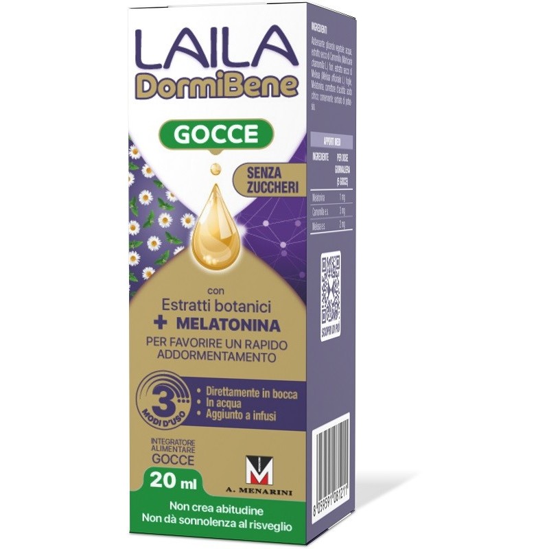 A.Menarini Laila DormiBene Gocce 20 ml A.Menarini Laila DormiBene Gocce 20 ml