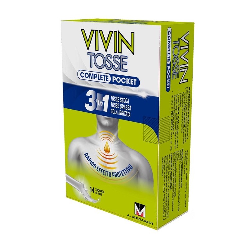 Vivin Tosse Pocket 14 Stickpack da 10 ml Vivin Tosse Pocket 14 Stickpack da 10 ml