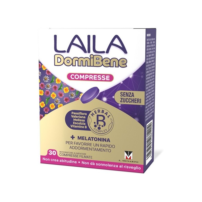 Laila DormiBene integratore per favorire il sonno 30 compresse