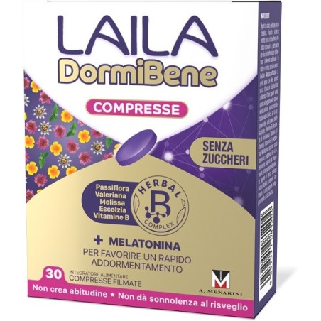 Laila DormiBene integratore per favorire il sonno 30 compresse