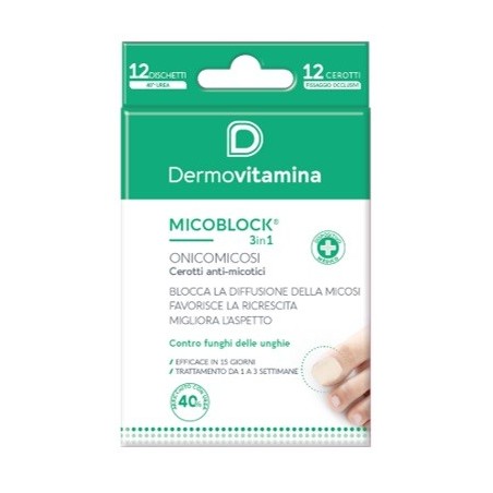 Micoblock Onicomicosi Cerotti in Prodotti Salute 12 Dischetti