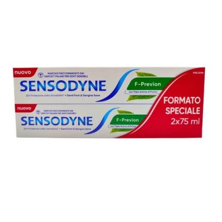 Sensodyne Fresh Mint Tooth 2 pezzi da 75 ml
