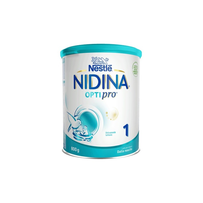Nestlé NIDINA OPTIPRO 1 dalla Nascita Latte per Lattanti in Polvere 800 g