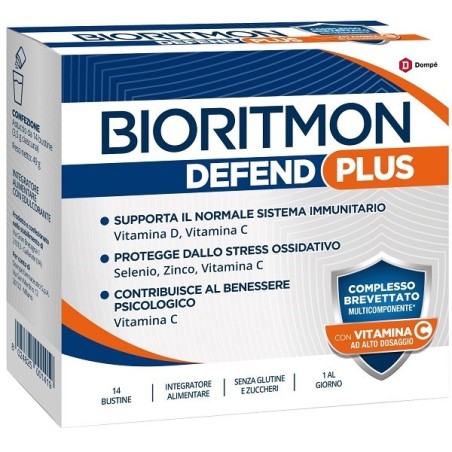 Bioritmon Defend Plus integratore per difese immunitarie e benessere psicologico 14 bustine