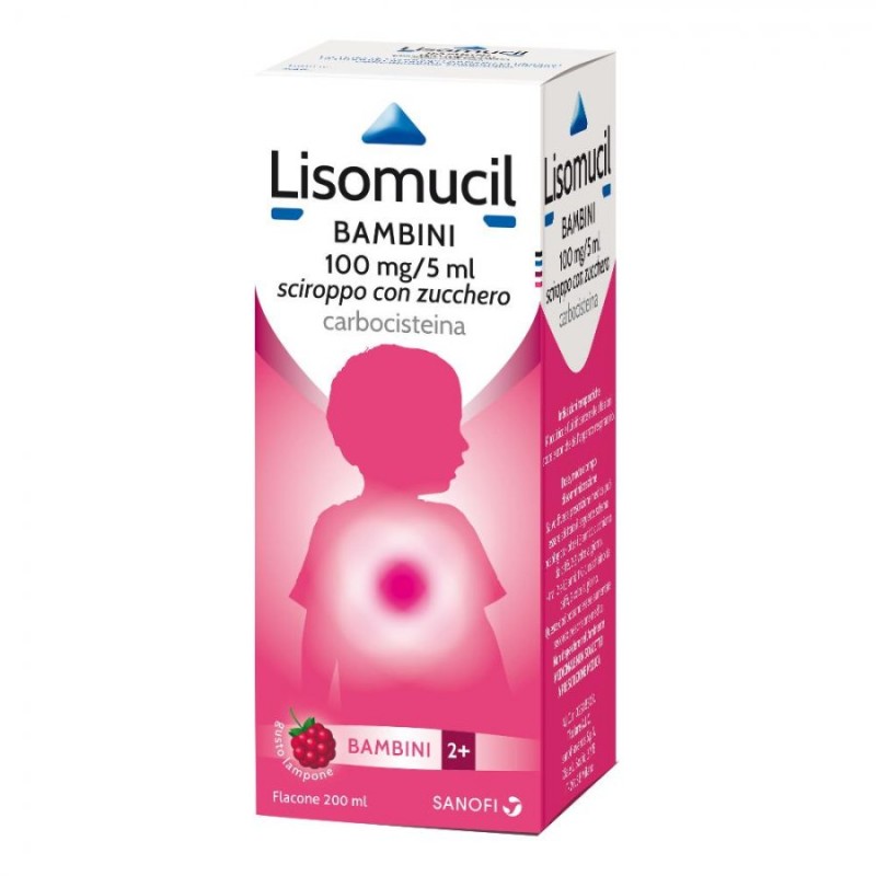 LISOMUCIL*BB 200 ml 100 mg/5 ml c/zucchero sciroppo