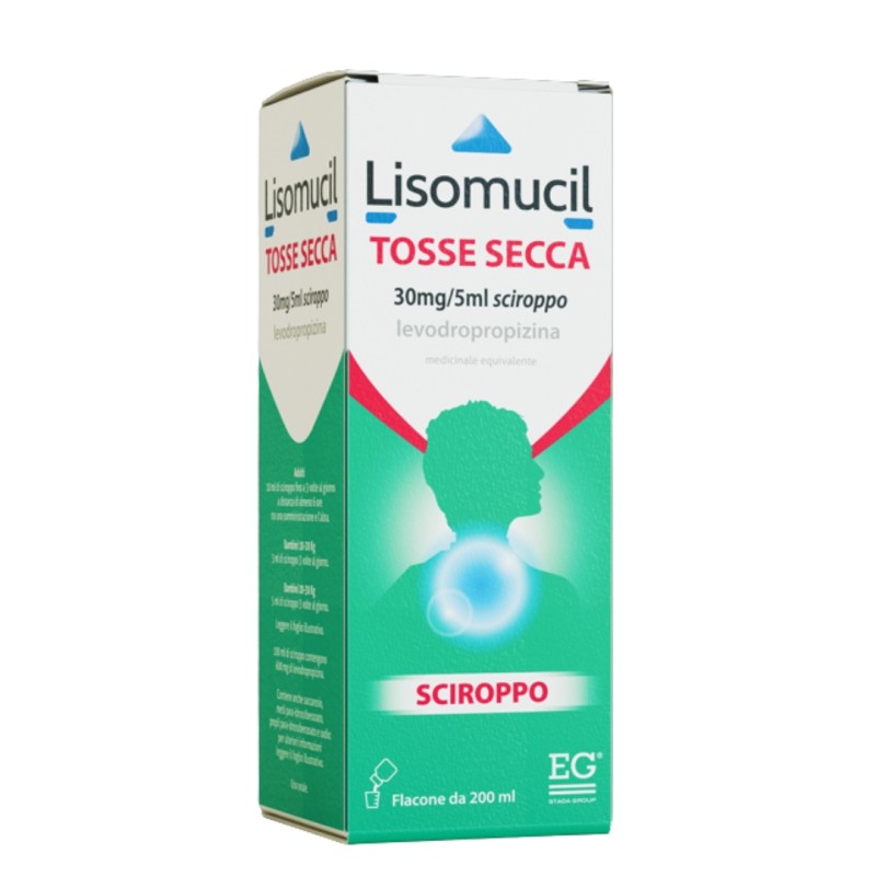 EG Lisomucil Tosse Secca Sciroppo Sedativo 200 ml