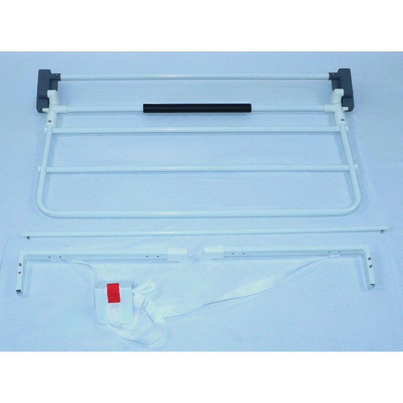 Ausilium Sponda Letto Pieghevole Universale in Acciaio e Polietilene