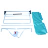 Ausilium Sponda Letto pieghevole e ribaltabile con parasponda universale 90 cm