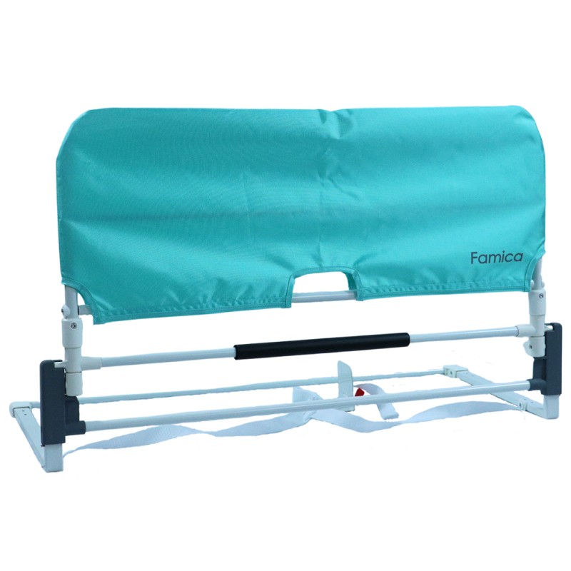 Ausilium Sponda Letto pieghevole e ribaltabile con parasponda universale 90 cm