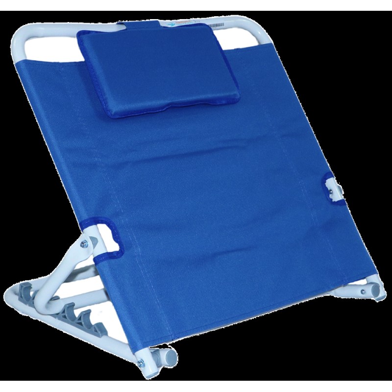 Ausilium Alzacuscino reggischiena pieghevole regolabile con poggiatesta 63x46 cm