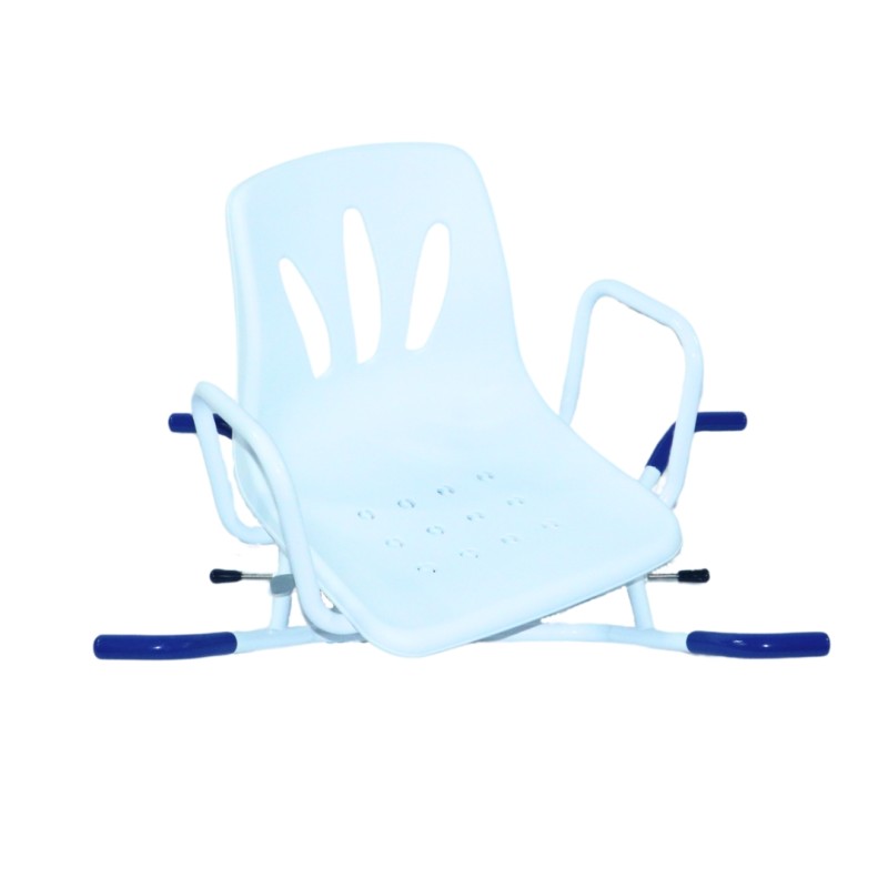 Ausilium Sedia per vasca girevole con braccioli e schienale regolabile 360°