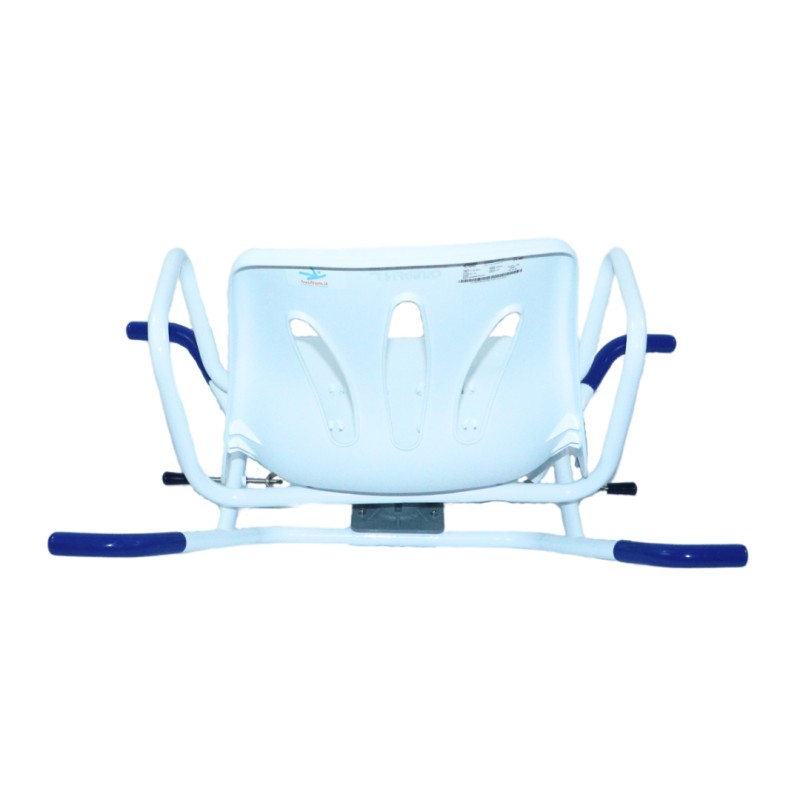 Ausilium Sedia per vasca girevole con braccioli e schienale regolabile 360°