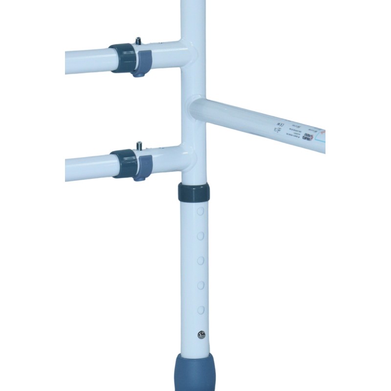 Ausilium Braccioli Toilette regolabili in altezza per WC con struttura in acciaio