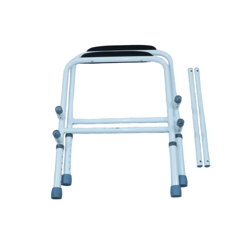 Ausilium Braccioli Toilette regolabili in altezza per WC con struttura in acciaio