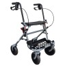 Ausilium Rollator deambulatore pieghevole a 4 ruote con seduta regolabile