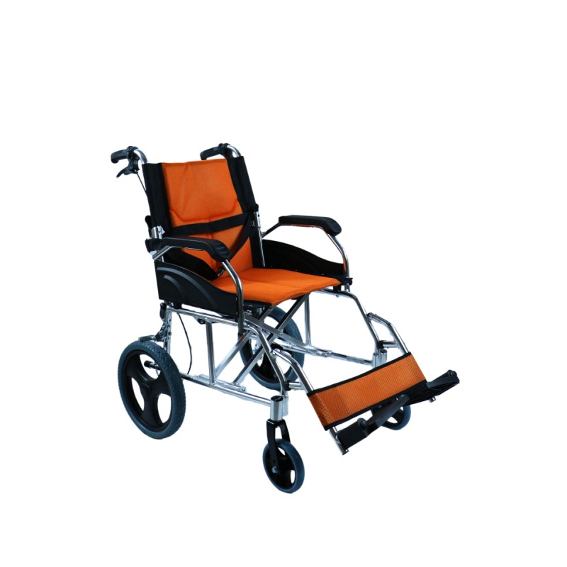 Ausilium Carrozzina Pieghevole Ultraleggera In Alluminio Da Transito 10.8 kg