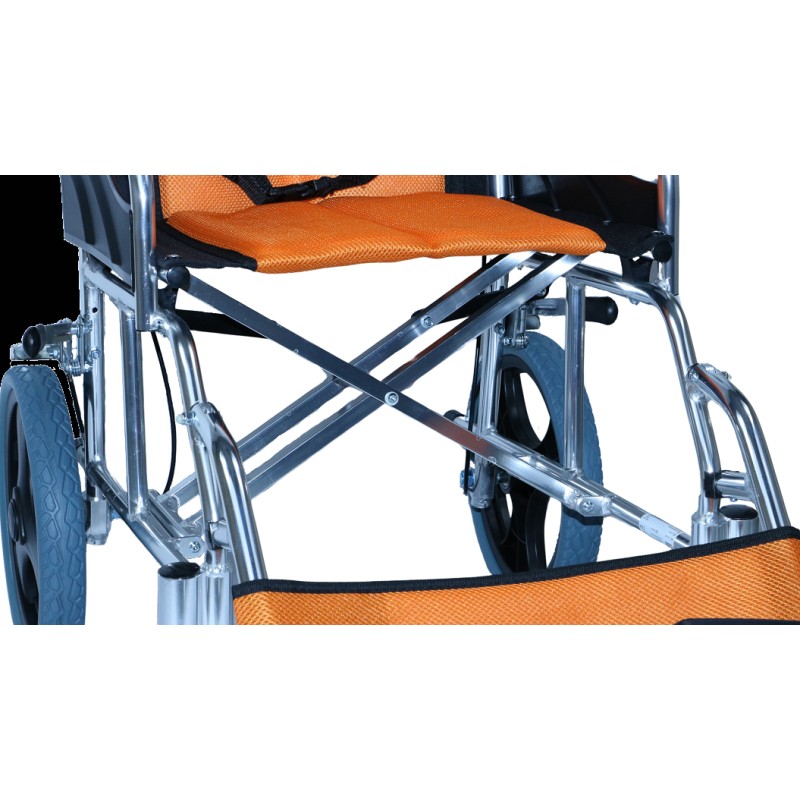 Ausilium Carrozzina Pieghevole Ultraleggera In Alluminio Da Transito 10.8 kg