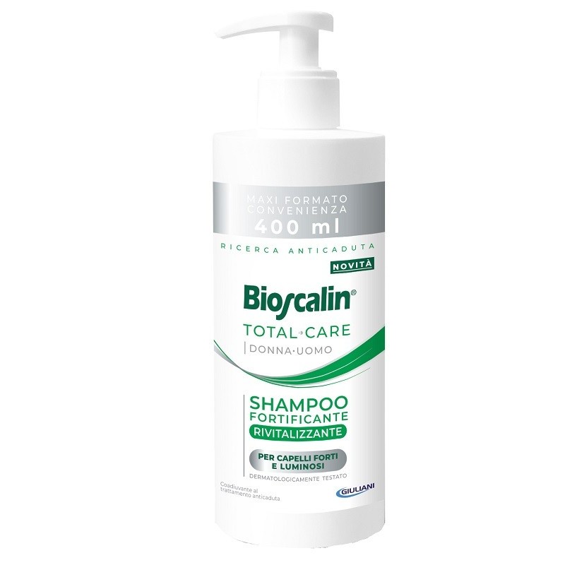 BIOSCALIN TOTAL CARE SHAMPOO FORTIFICANTE RIVITALIZZANTE 400 ML