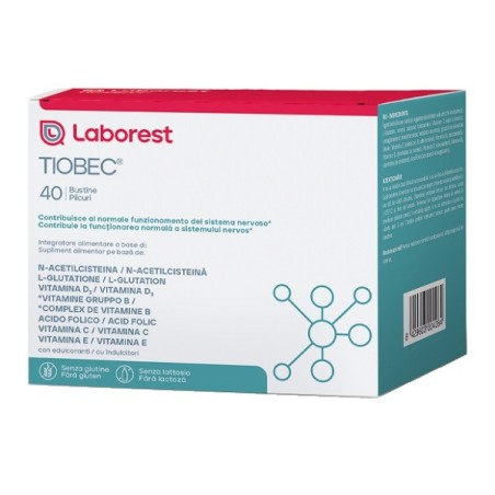 Laborest Tiobec integratore con NAC e vitamine antiossidanti 40 bustine