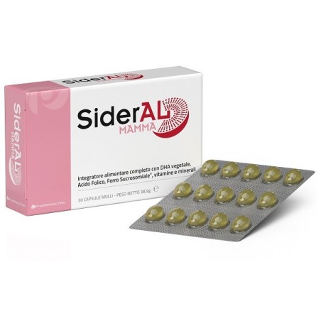SiderAL Mamma è un integratore per la gravidanza privo di glutine e lattosio.