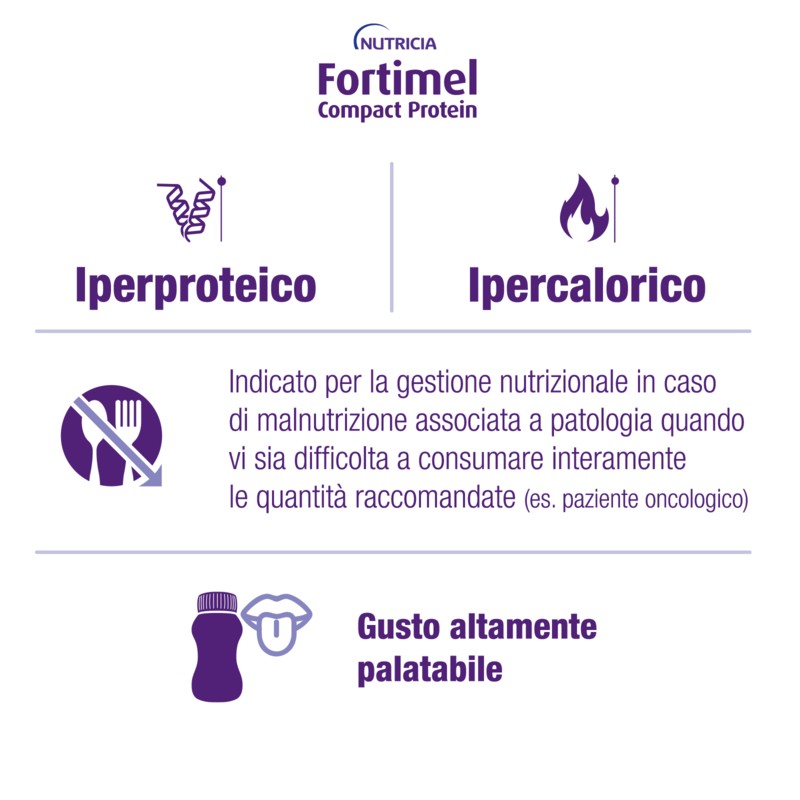 Nutricia Fortimel Compact Protein iperproteico 4x125 ml