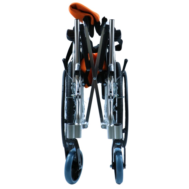 Ausilium Carrozzina Pieghevole Ultraleggera in Alluminio ad Autospinta